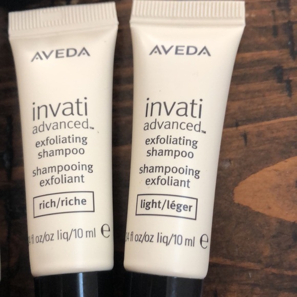 New Aveda Invati Advanced Exfoliating Shampoo sample bundle - Picture 2 of 3